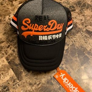 Superdry premium goods trucker hat